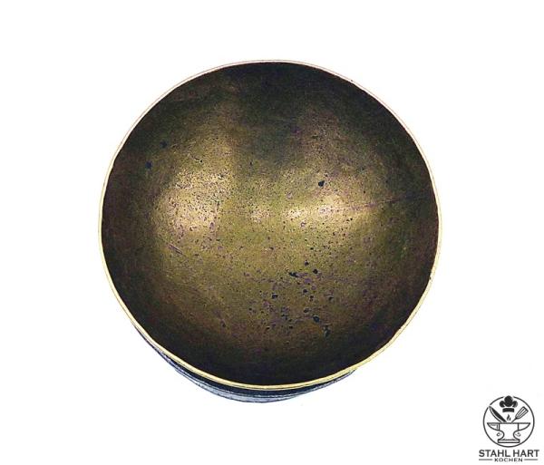 Stövchen, Duftlampe mit Schale aus Messing